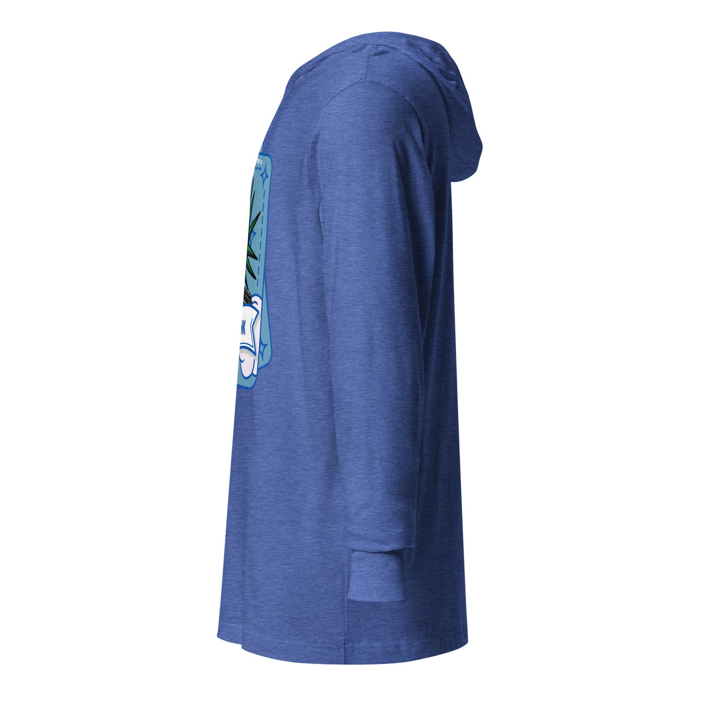 Hooded long-sleeve tee